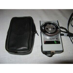 Vivitar 43 Vintage Analog Handheld Light Meter for SLR DSLR Film Digital Camera